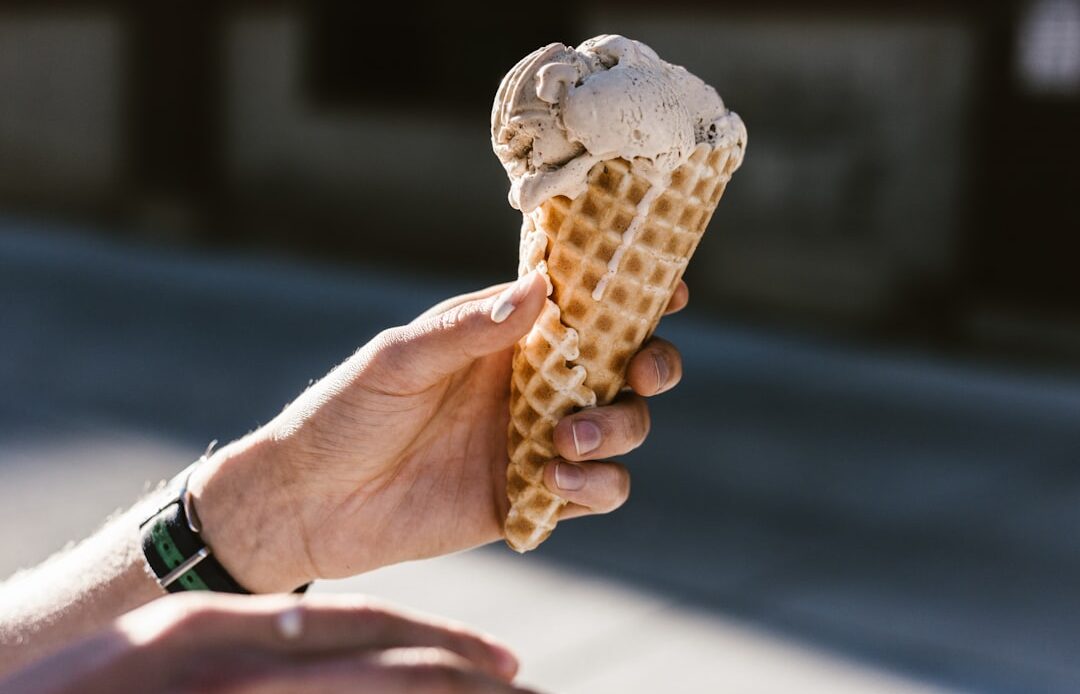 Photo Ice cream cone